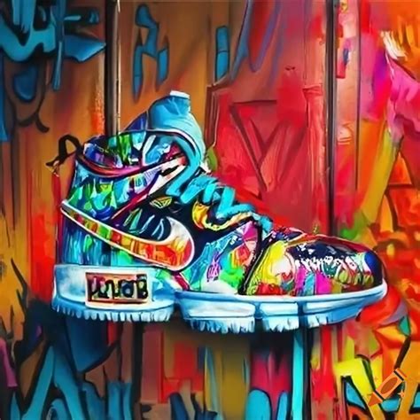 nike graffiti sneakers